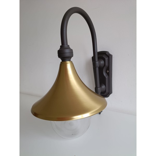 Nobile 2024/02/00/NA Lampara series wall lamp brass/graphite e27 75w